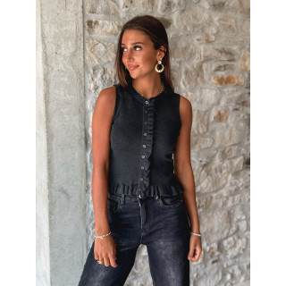 Blouse Milya - Gris foncé