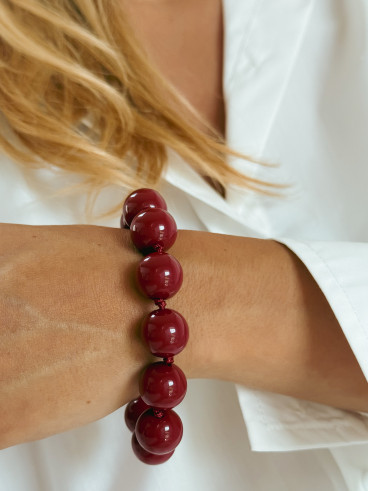 Bracelet Seren - Bordeaux
