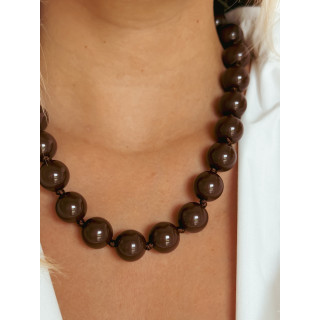 Collier Seren - Chocolat