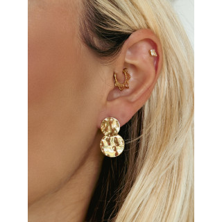 Boucles d'oreilles Cameline - Doré