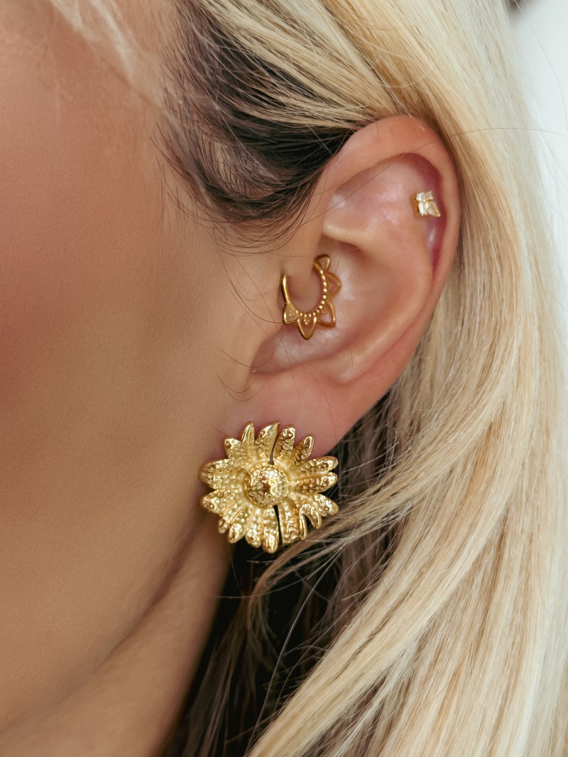 Boucles d'oreilles Iwa - Doré