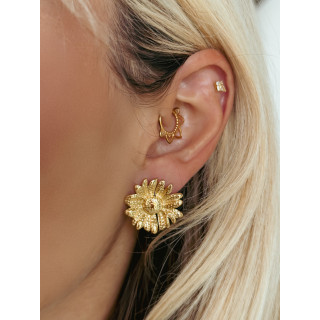 Boucles d'oreilles Iwa - Doré