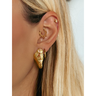 Boucles d'oreilles Crète - Doré