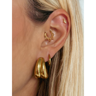 Boucles d'oreilles Zeyna - Doré