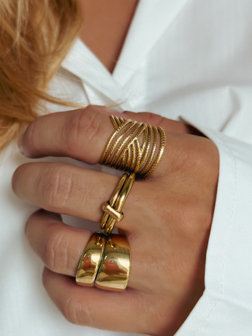 Bague Tasmanie - Doré