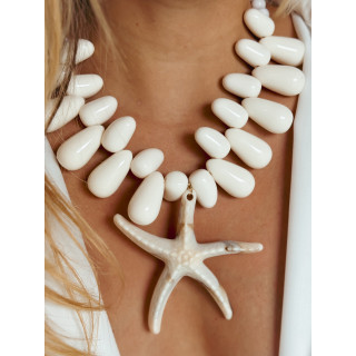 Collier Mira - Crème