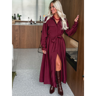 Robe longue karole - Bordeaux