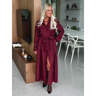 Robe longue karole - Bordeaux