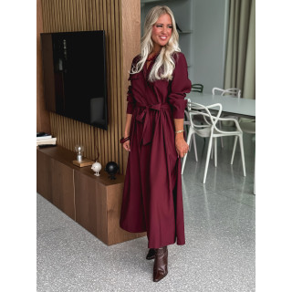 Robe longue karole - Bordeaux