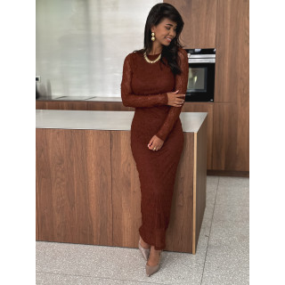 Robe longue Néréa - Camel