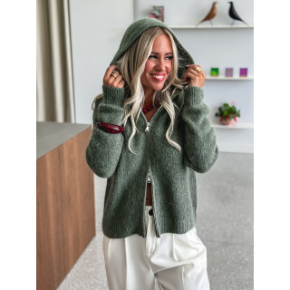 Gilet à capuche Chiara - Vert