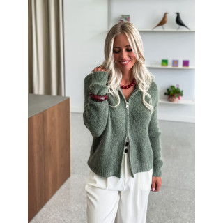 Gilet à capuche Chiara - Vert