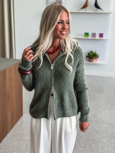 Gilet à capuche Chiara - Vert