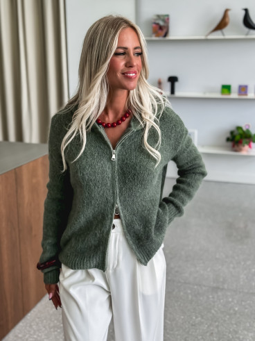 Gilet à capuche Chiara - Vert