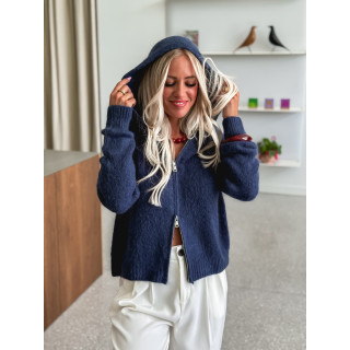 Gilet à capuche Chiara - Bleu marine