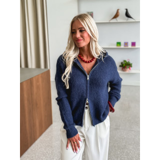 Gilet à capuche Chiara - Bleu marine