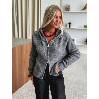 Gilet à capuche Chiara - Gris