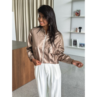 Veste en simili Nashville - Bronze
