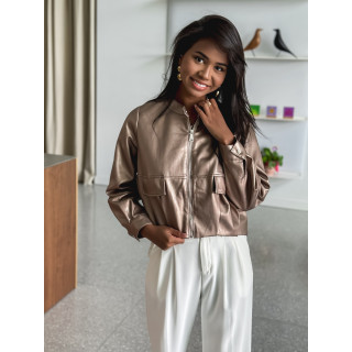 Veste en simili Nashville - Bronze