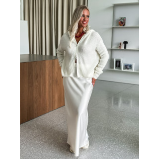 Gilet à capuche Chiara - Blanc