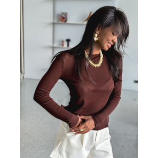 Blouse Célinie - Chocolat