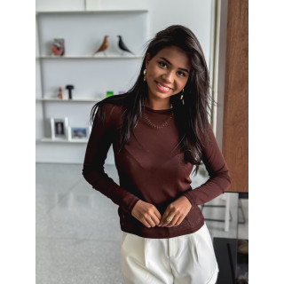Blouse Célinie - Chocolat