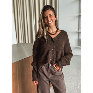 Gilet Lauraleen - Chocolat