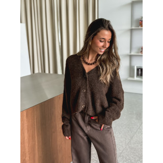Gilet Lauraleen - Chocolat