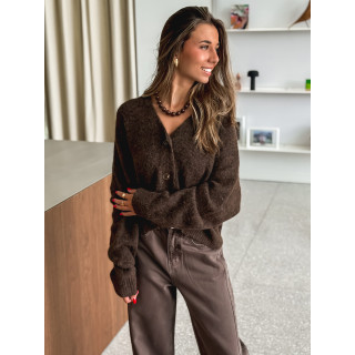 Gilet Lauraleen - Chocolat