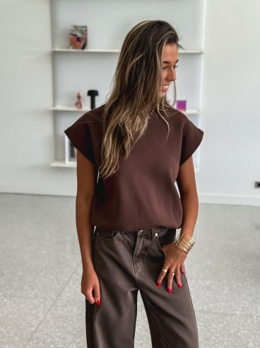 Blouse Edmée - Chocolat