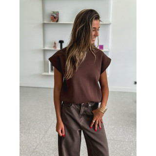Blouse Edmée - Chocolat