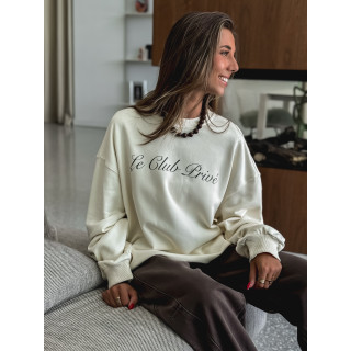 Pull "Le Club Privé" - Crème