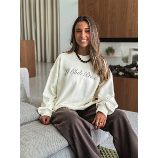 Pull "Le Club Privé" - Crème