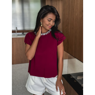 Blouse Johanna - Bordeaux