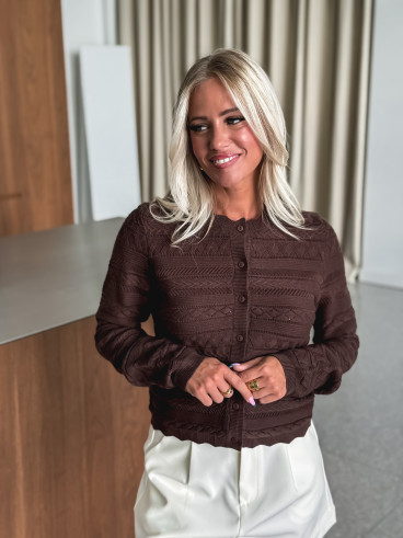 Gilet Elaria - Chocolat