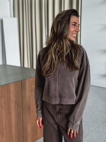 Gilet Isel - Chocolat