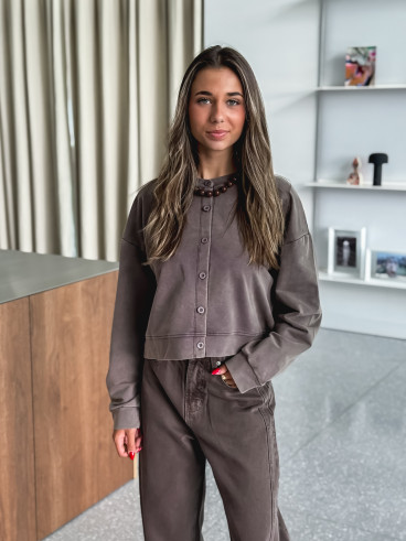 Gilet Isel - Chocolat