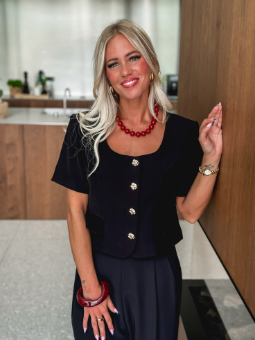 Blouse Adonie - Noir
