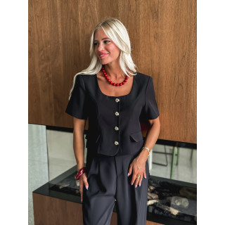 Blouse Adonie - Noir