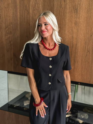 Blouse Adonie - Noir