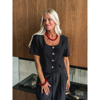 Blouse Adonie - Noir