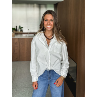 Chemise Cassis - Blanc