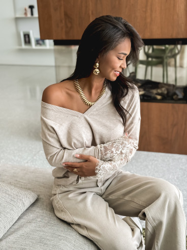 Pull Naéllia - Beige