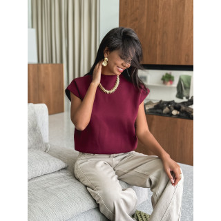 Blouse Edmée - Bordeaux