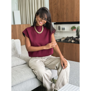 Blouse Edmée - Bordeaux