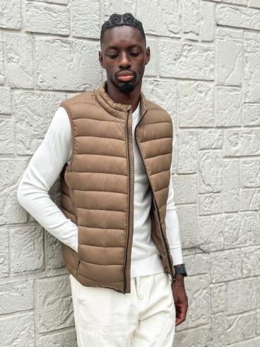 Doudoune sans manches Mattéo - Moka