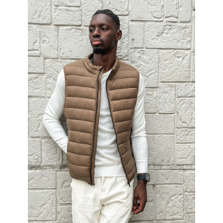 Doudoune sans manches Mattéo - Moka