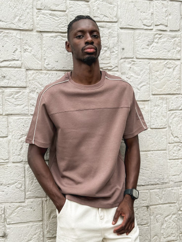 T-shirt Mattew - Chocolat