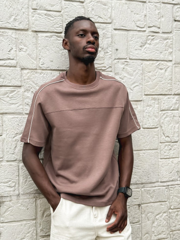 T-shirt Mattew - Chocolat