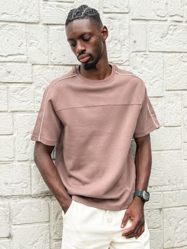 T-shirt Mattew - Chocolat